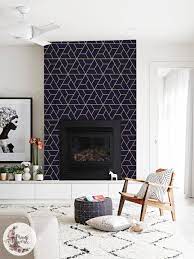 ceiling tile fireplace surround