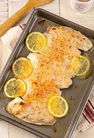 oven baked fish with caesar topping