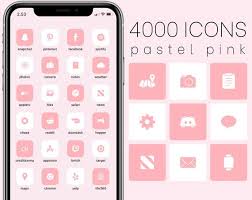4000 Pastel Pink Ios 14 15 App Icons