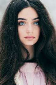 A list of 19 people. These Photographs Of Blue Eyed Models By Jovana Rikalo Will Stop You In Your Tracks In 2020 Black Hair Blue Eyes Dark Hair Blue Eyes Black Hair Blue Eyes Girl