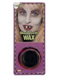 halloween tooth wax makeup