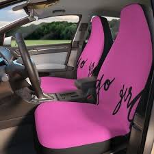 Black Polyester Car Seat Covers