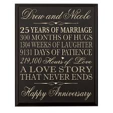 You also can get various relevant concepts at this site!. Buy Personalized 25th Wedding Anniversary Wall Plaque Gifts For Couple Custom Made 25th Anniversary Gifts For Her 25th Wedding Anniversary Gifts For Him Wall Plaque By Dayspring Milestones Black In Cheap Price On Alibaba Com