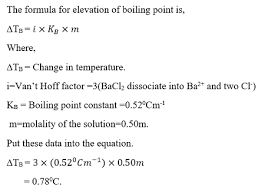 Boiling Point Elevation Constant For Water