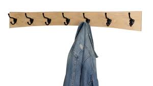 Solid Maple Arched Coat Rack