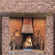 158 Inglenook Brick Fireplace