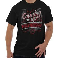 Details About Country Up Down South Cowgirl Horse Shoe Rodeo Cowboy Gift Classic T Shirt Tee
