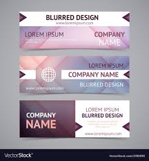 blurred backgrounds vector image