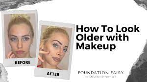 how to look older with makeup tutorial