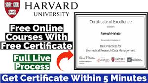 courses by harvard university