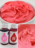 How do you make colored rose icing?