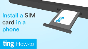 Click 'my card' or 'my number' in ios and the 'me' contact on an android device. Install A Sim Card Ting How To Youtube