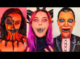 tiktok scary makeup tutorials