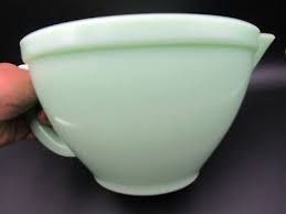 jadeite large mixing bowl with handle