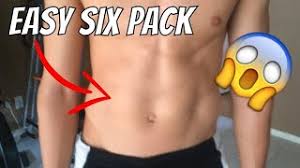 six pack in 3 minutes for a kid