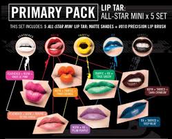 lip colors with the occ primary pack