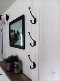 Wall Mounted Vertical Coat Rack With Hooks
