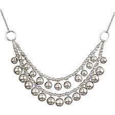 vine adjule necklaces silver