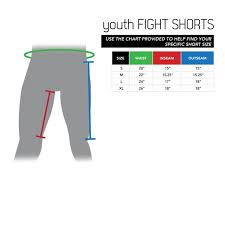 Size Chart Youth Fight Shorts Century Martial Arts