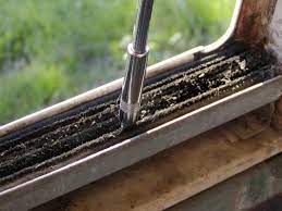 how to clean sliding glass door track