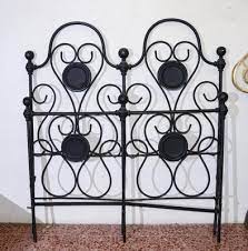 Wrought Iron Double Bed Italy 1890s