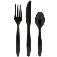 Black Assorted Cutlery Hobby Lobby