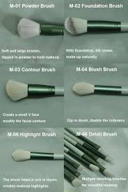 13 pcs green makeup brushes set eye