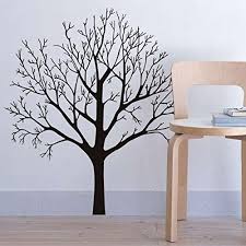 Decal Bare Tree Small Med Or