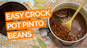 easy crock pot pinto beans you