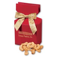 jumbo cashews in red gift box