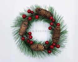 Коледен венец, коледен венец рудолф, коледен венец от пинекон с орнаменти, изкуствено коледно дърво, клон png. Koleden Venec Bagira