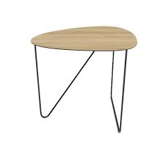 Curve Coffee Table In Metal And Black