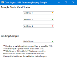 simplest wpf dependency property for