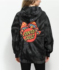 Amazon's choice for santa cruz hoodie. Santa Cruz Shroom Dot Black Spider Dye Hoodie Zumiez
