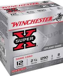Winchester Super-X Lead Shot Dove & Game Load 12 Gauge 8 Shot Shotshells -  Barrel Ammo Shop