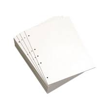 Domtar 19 Hole Punched Custom Cut Sheet Copy Paper 92 Brightness 20 Lb 8 1 2 X 11 White 500 Sheets Ream