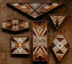 surrey triangular wooden dimensional