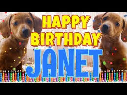 Happy birthday my cute doggo, my life. Happy Birthday Janet Funny Talking Dogs What Is Free On My Birthday Youtube