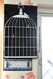 Bird Cage Organizer Wall Hanging At My