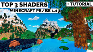 shaders para minecraft bedrock 1 19