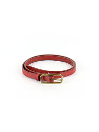 Details About Express Women Red Leather Belt Sm Petite