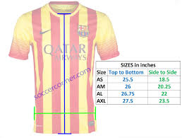Nike Fc Barcelona 13 14 Away Soccer Jersey Red Yellow