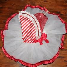 Curtain Call Costumes Candy Cane Stripe Tutu Dress