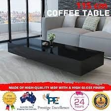 Modern Coffee Table High Gloss Wooden