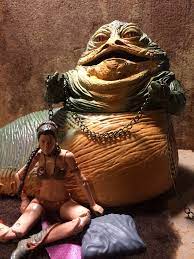 Jabba The Hutt and his new slave Star Wars Black Series SD… | Flickr