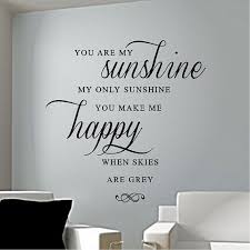 You Are My Sunshine Vinyl Wall Decal