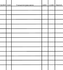 Printable Full Page Check Register Posted By Lilymom At 3