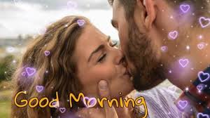good morning kiss for wife husband