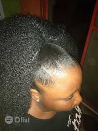 This style is suitable for both natural hair, relaxed hair whether long or short. Ponytail Styling Gel Hairstyles For Black Ladies Styling Gel Hairstyles For Black Ladies 61 Short Add Studded Combs And Hair Breakage Can Occur