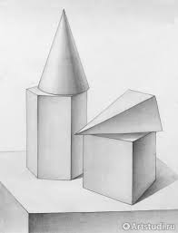 Рисование геометрических фигур | Artstudi.ru Художественная студия